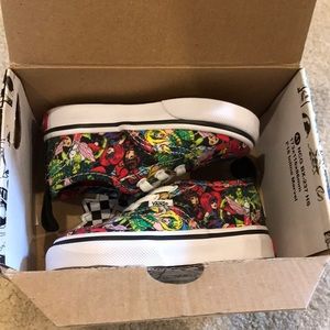 Marvel Vans Authentic Elastic TD sz 4.5c